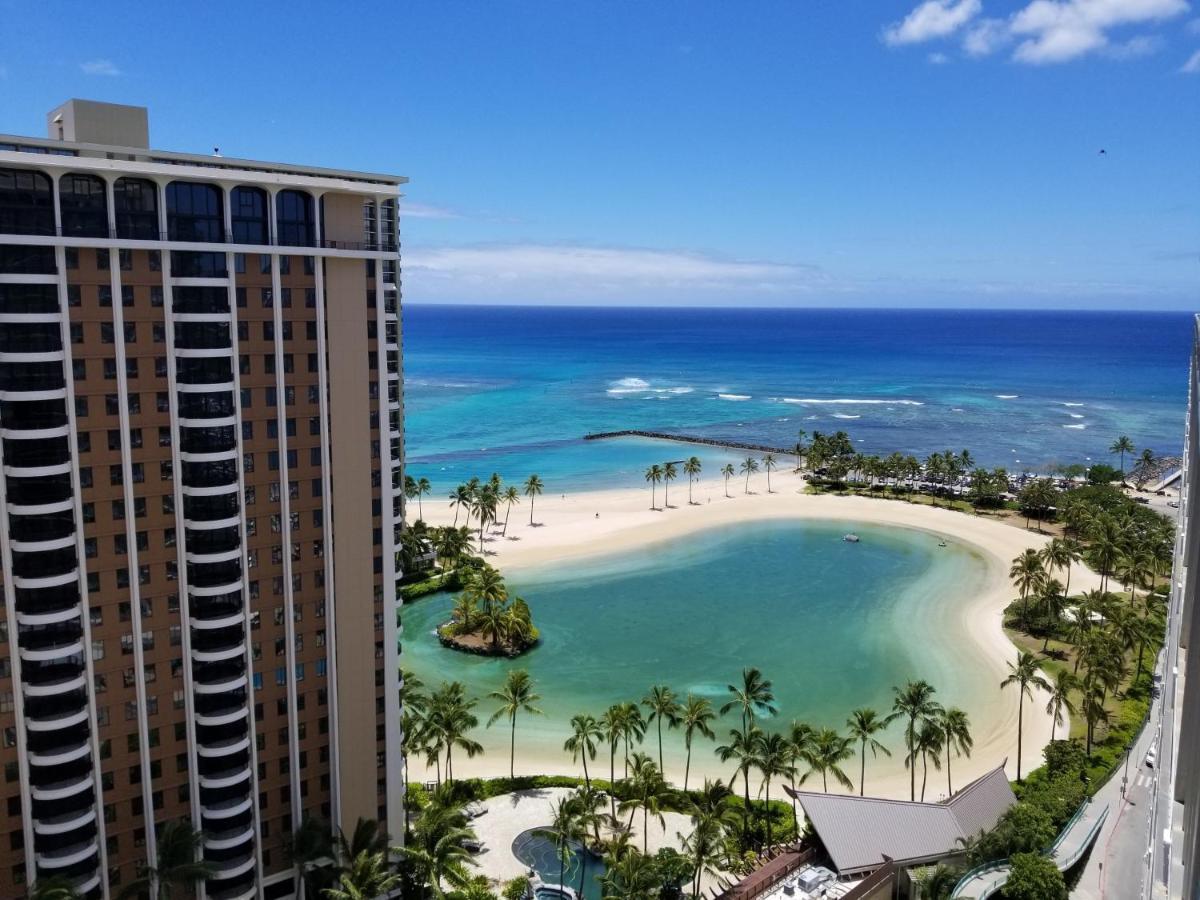 Ilikai Tower One Bedroom Lagoon View Waikiki Condos With Lanai & Free Wifi Гонолулу Номер фото