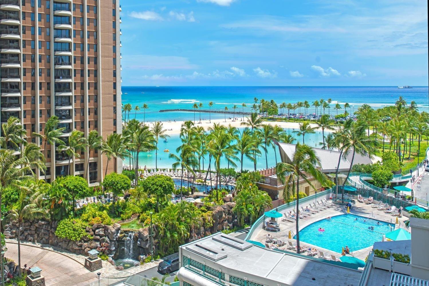 Ilikai Tower One Bedroom Lagoon View Waikiki Condos With Lanai & Free Wifi Гонолулу Номер фото